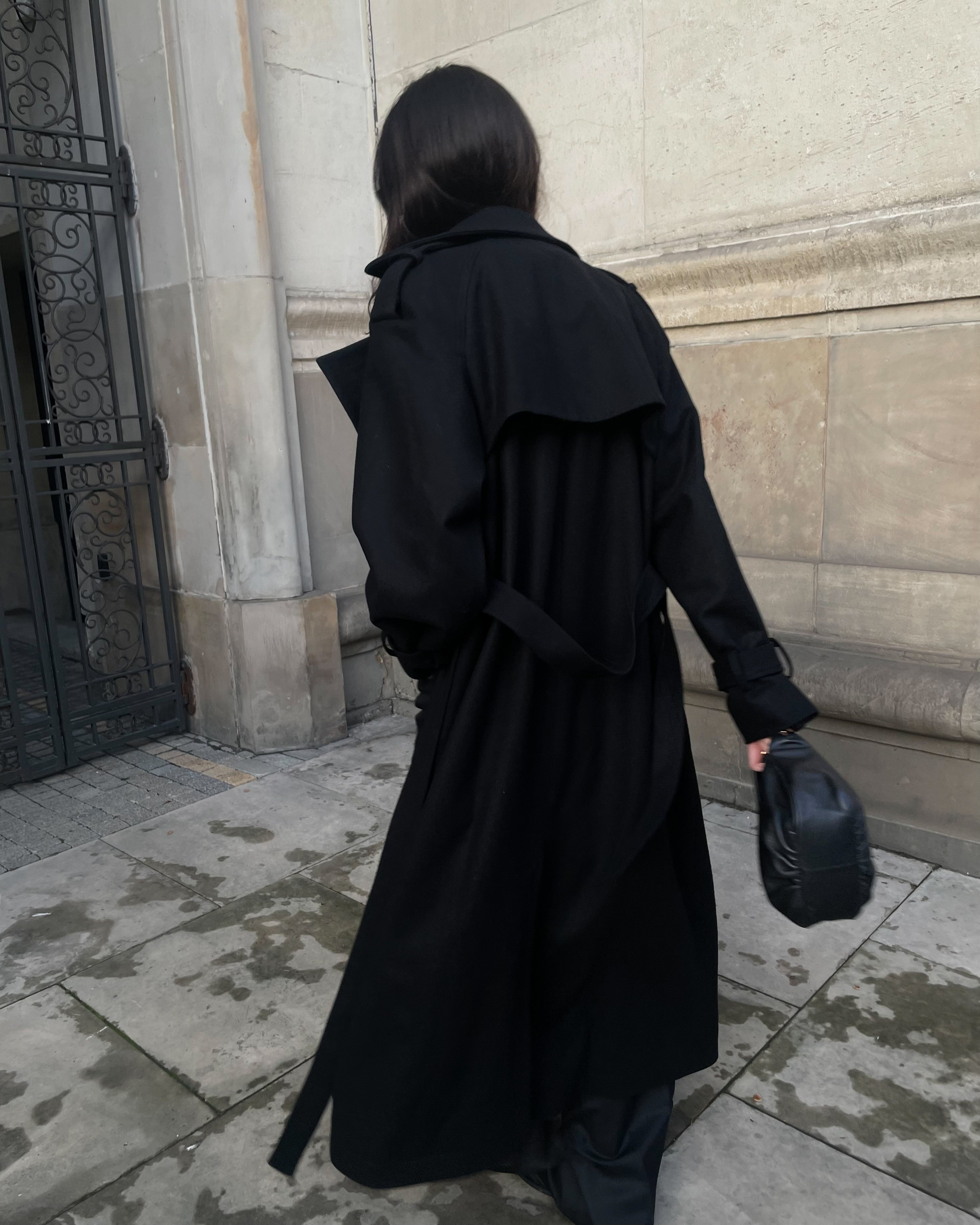 Płaszcz Black Merino