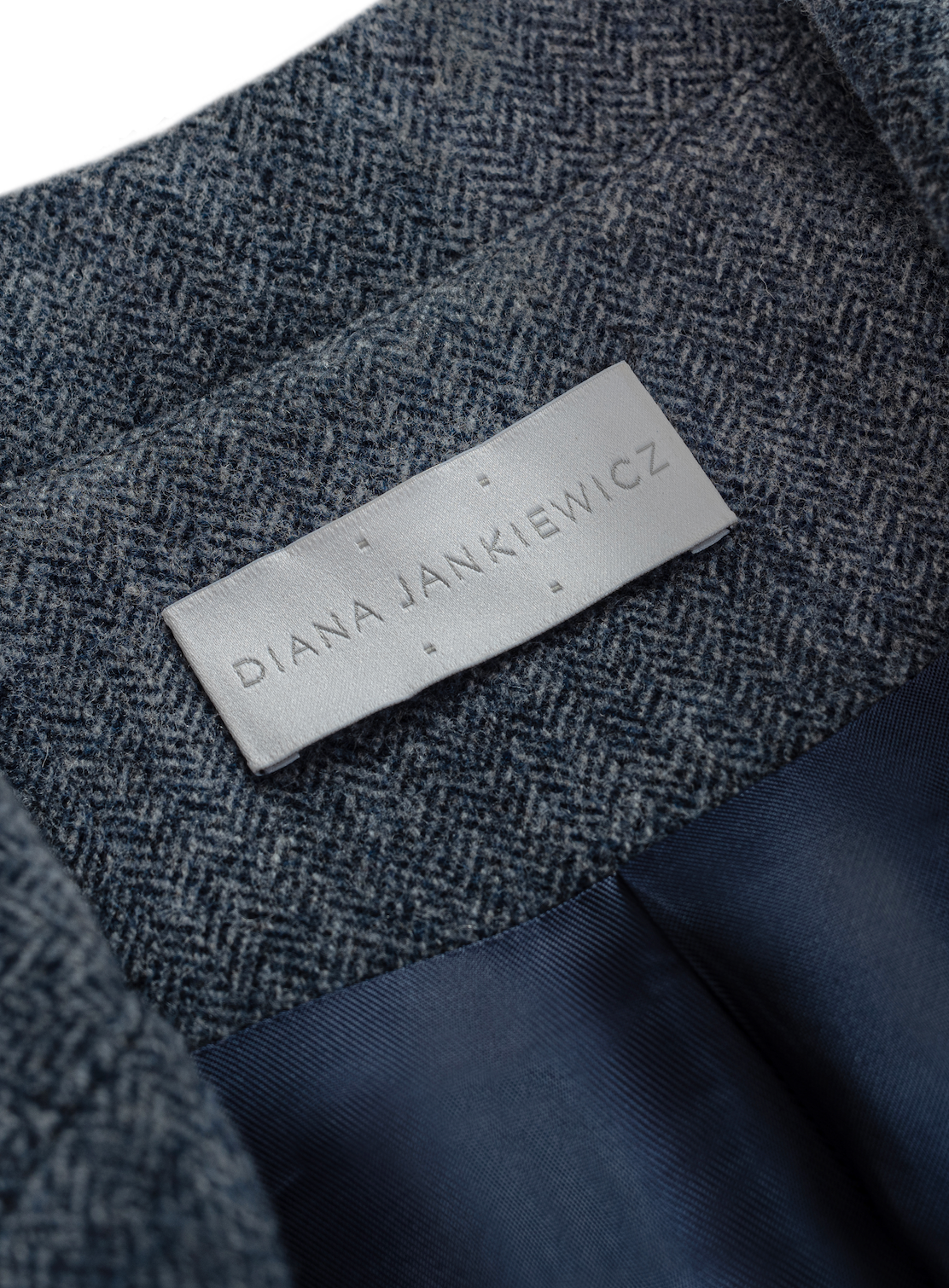 Marynarka Lapel Herringbone